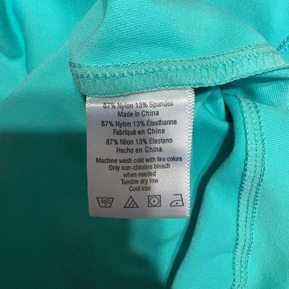 Alo Yoga Racerback Tank Top w/ Built in Bra Light Green (Spearmint) Size Large - Picture 4 of 6